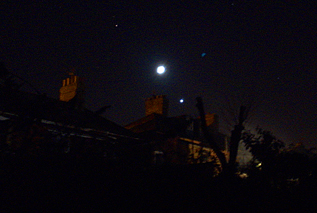 Mars, The Moon and Venus