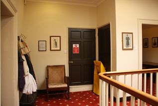 Entrance to the observatory staircase